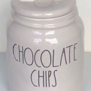 Rae Dunn Artisan Collection Canister • CHOCOLATE CHIPS